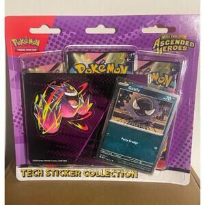 Pokemon Mega Evolution: Ascended Heroes Tech Sticker Collection - Gastly Sealed